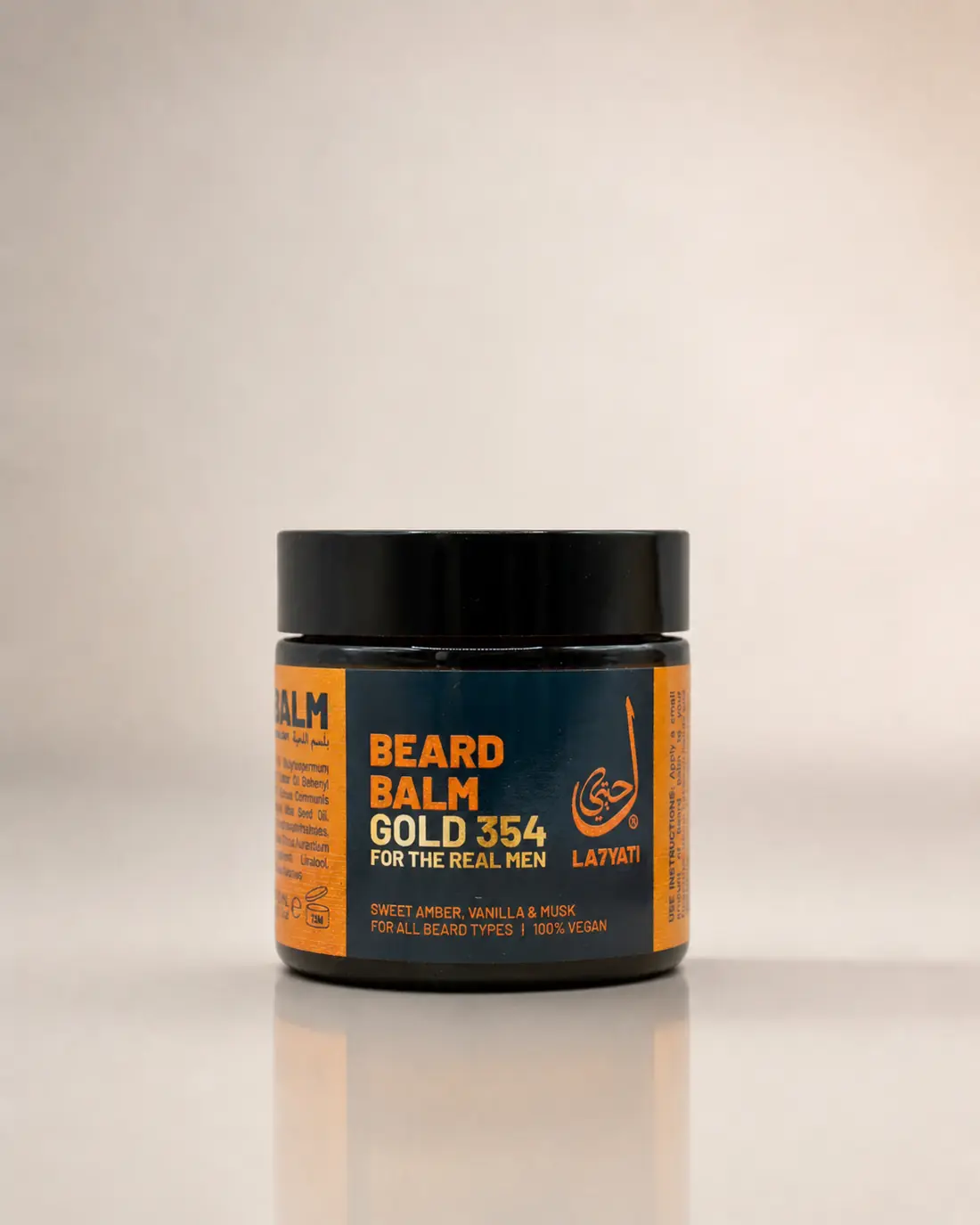 Pot LA7YATI Beard Balm Gold 354, 60 ml