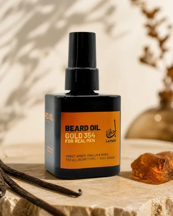 Beard Oil met vanille en amber